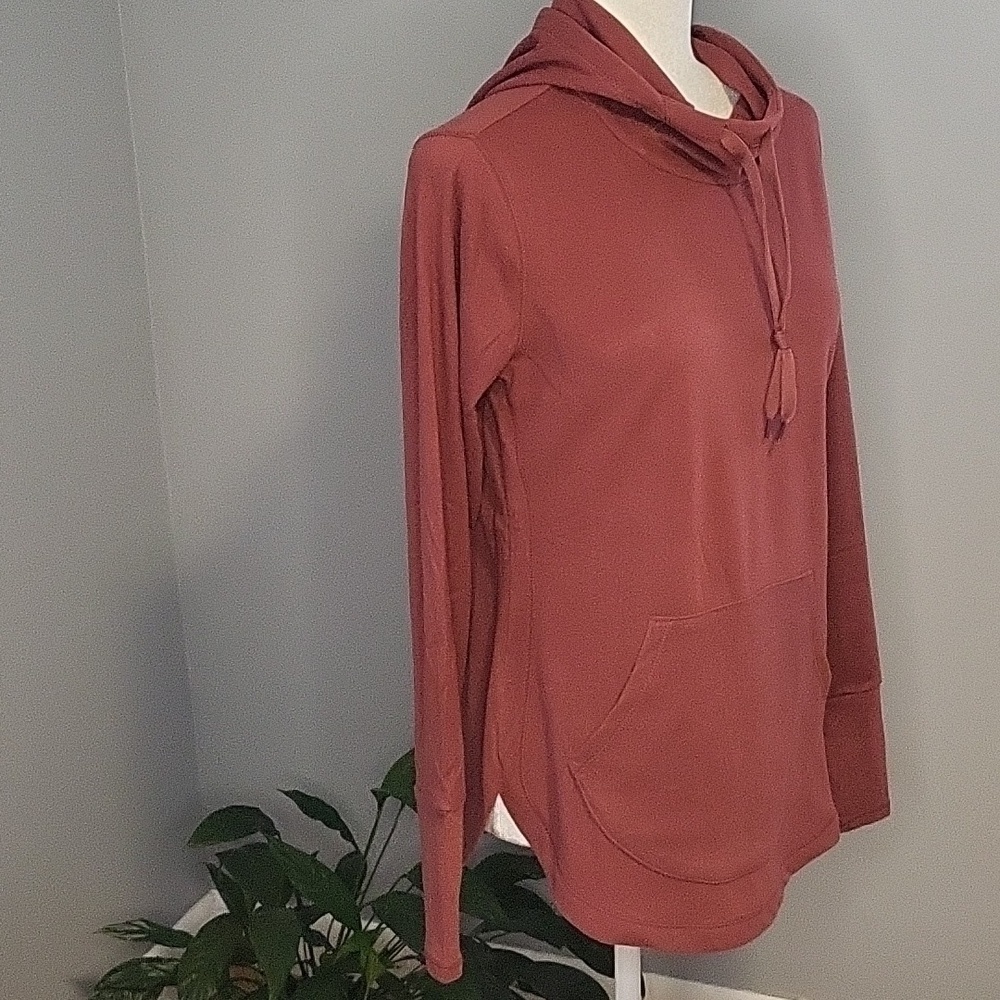 RBX Soft Lightweight Stretchy Pocket Scuba Hoodie with Thumbholes Size S - Picture 2 of 10